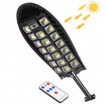 Lampa Solara EDAR Pentru Exterior, Iluminat Stradal Sau Gradina, Model W7102A7, 520 Led SMD, Lumina Neutra, Senzori De Miscar...