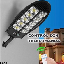 Lampa Solara EDAR Pentru Exterior, Iluminat Stradal Sau Gradina, Model W788A5, 300 Led SMD, Lumina Neutra, Senzori De Miscare...