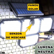 Lampa Solara De Exterior SIKS Cu Panou Solar, 185 Leduri Puternice Pentru Gradina, Alee, Intrare Casa, Lampa Reglabila In 4 P... Lampa Solara De Exterior SIKS Cu Panou Solar, 185 Leduri Puternice Pentru Gradina, Alee, Intrare Casa, Lampa Reglabila In 4 P...