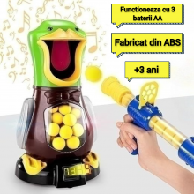 Joc Interactiv De Tras La Tinta Pentru Copii, SIKS Duck Ratoiul, Include 1 Pusca, 12 Bile Din Spuma, Ecran Led Pentru Scor Si... Joc Interactiv De Tras La Tinta Pentru Copii, SIKS Duck Ratoiul, Include 1 Pusca, 12 Bile Din Spuma, Ecran Led Pentru Scor Si...