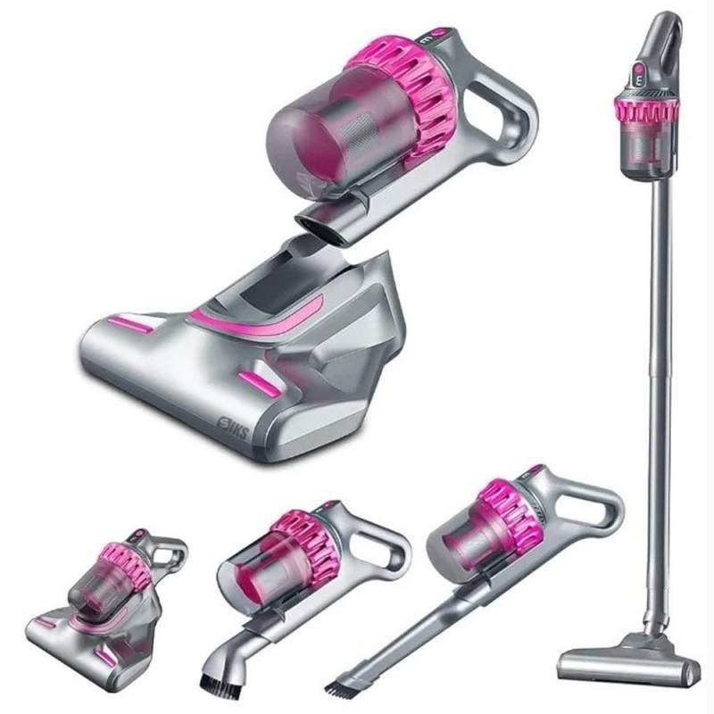 Aspirator Vertical Portabil 4 in 1 Fara Fir SIKS Pentru Casa Si Masina, Cu Filtru Hepa Antiacarieni, 3 Trepte De Viteza, 260 ...