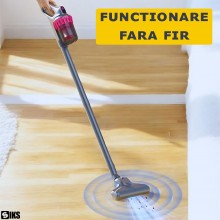 Aspirator Vertical Portabil 4 in 1 Fara Fir SIKS Pentru Casa Si Masina, Cu Filtru Hepa Antiacarieni, 3 Trepte De Viteza, 260 ...