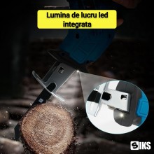 Fierastrau Pendular Cu Acumulator SIKS, 3000 RPM, 100 MM Adancime Taiere, 5 Panze De Taiere, Lumina De Lucru Led, Sina Ghidaj... Fierastrau Pendular Cu Acumulator SIKS, 3000 RPM, 100 MM Adancime Taiere, 5 Panze De Taiere, Lumina De Lucru Led, Sina Ghidaj...