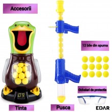 Joc Interactiv EDAR Duck Ratoiul, Multicolor, Tras La Tinta Pentru Copii, Include 1 Pusca, 12 Bile Din Spuma, Ecran LED Pentr... Joc Interactiv EDAR Duck Ratoiul, Multicolor, Tras La Tinta Pentru Copii, Include 1 Pusca, 12 Bile Din Spuma, Ecran LED Pentr...