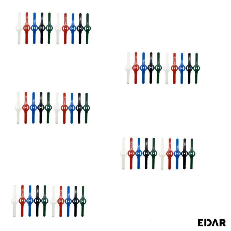 Set 50 Lame De Rezerva EDAR Pentru Trimmer Sau Motocoasa Gradina, Plastic Rezistent, Calitate Premium, Ideal pentru Taiere Ra... Set 50 Lame De Rezerva EDAR Pentru Trimmer Sau Motocoasa Gradina, Plastic Rezistent, Calitate Premium, Ideal pentru Taiere Ra...