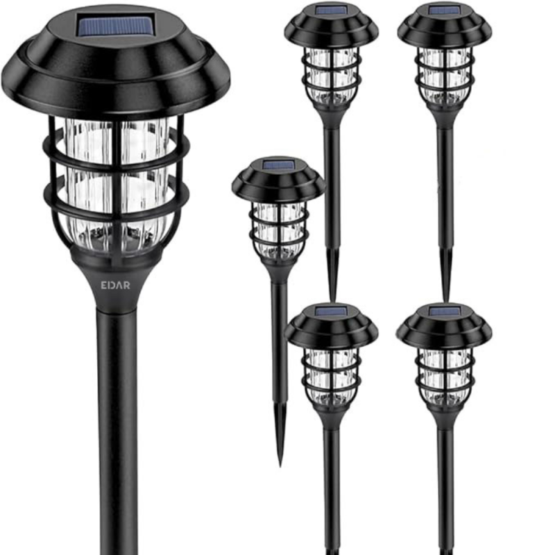 Set De 6 Lămpi Solare EDAR Pentru Exterior, Decorative, Ideale Pentru Grădină, Cu Incărcare Solară De Tip Felinar Si Tărus. E... Set De 6 Lămpi Solare EDAR Pentru Exterior, Decorative, Ideale Pentru Grădină, Cu Incărcare Solară De Tip Felinar Si Tărus. E...