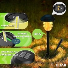 Set De 6 Lămpi Solare EDAR Pentru Exterior, Decorative, Ideale Pentru Grădină, Cu Incărcare Solară De Tip Felinar Si Tărus. E... Set De 6 Lămpi Solare EDAR Pentru Exterior, Decorative, Ideale Pentru Grădină, Cu Incărcare Solară De Tip Felinar Si Tărus. E...
