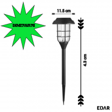Set De 6 Lămpi Solare EDAR Pentru Exterior, Decorative, Ideale Pentru Grădină, Cu Incărcare Solară De Tip Felinar Si Tărus. E... Set De 6 Lămpi Solare EDAR Pentru Exterior, Decorative, Ideale Pentru Grădină, Cu Incărcare Solară De Tip Felinar Si Tărus. E...