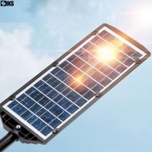 Lampa Solara SIKS Stradala Sau Gradina Cu Incarcare Solara, Panou Solar Incorporat, De Exterior, 598 LED, Cu Senzori de Amurg...