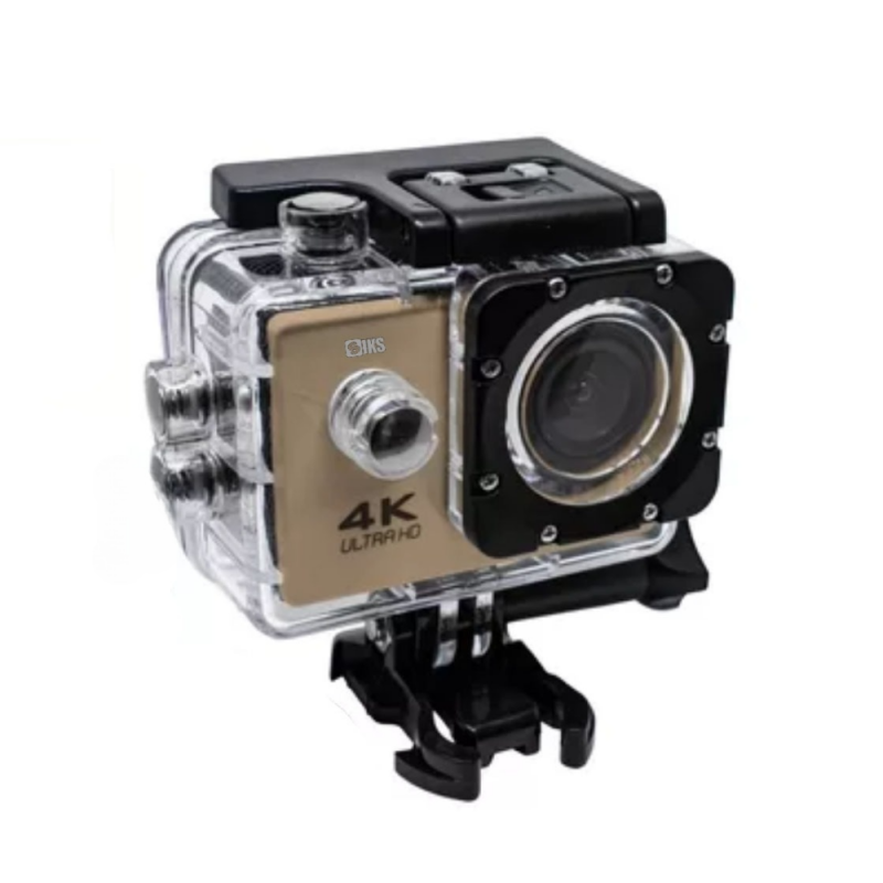 Camera Sport 4k SIKS, Rezistenta La Apa, Foto/Video, Ecran LCD, Aurie Camera Sport 4k SIKS, Rezistenta La Apa, Foto/Video, Ecran LCD, Aurie