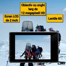 Camera Sport 4k SIKS, Rezistenta La Apa, Foto/Video, Ecran LCD, Aurie Camera Sport 4k SIKS, Rezistenta La Apa, Foto/Video, Ecran LCD, Aurie