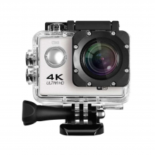 Camera Sport 4k SIKS, Rezistenta La Apa, Foto/Video, Ecran LCD, Alb