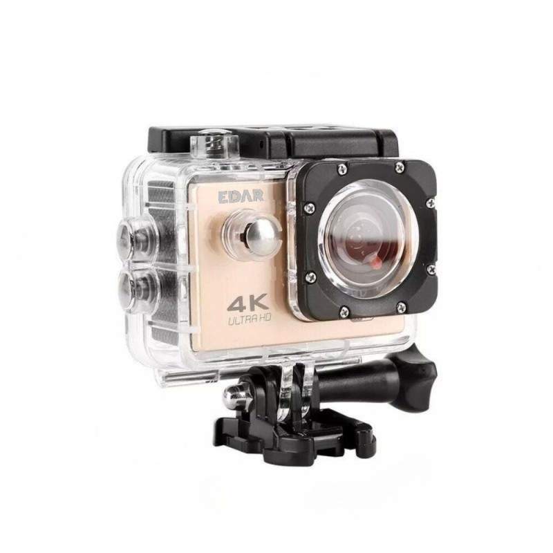 Camera EDAR Foto/Video Sport 4k, Ecran Lcd 2 Inch, Rezistenta La Apa, Ecran Lcd 2 Inch, Aurie