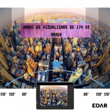 Camera EDAR Foto/Video Sport 4k, Ecran Lcd 2 Inch, Rezistenta La Apa, Ecran Lcd 2 Inch, Alb