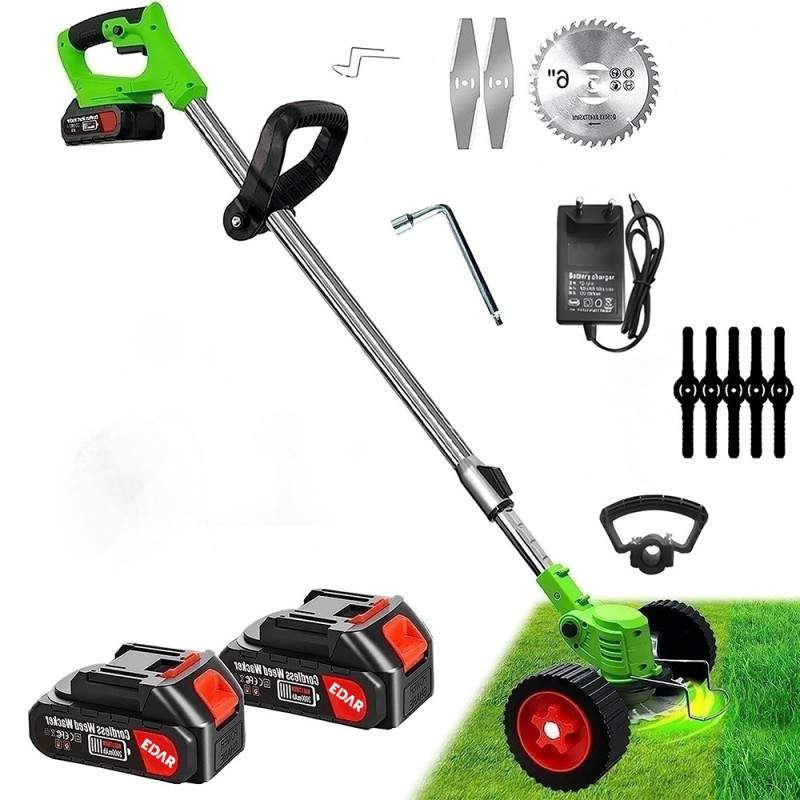 Motocoasa EDAR Electrica, Fara Fir, Disc, 2 Acumulatori 48V, 18000 RPM, Autonomie Mare, Putere 800W, 3 Tipuri De Lame De Taie... Motocoasa EDAR Electrica, Fara Fir, Disc, 2 Acumulatori 48V, 18000 RPM, Autonomie Mare, Putere 800W, 3 Tipuri De Lame De Taie...