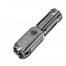 Lanternă cu Luminozitate Reglabilă EDAR, Profesionala, Din Aluminiu, Focalizare Telescopică, Rază De 200 Metri, LED 36W, Rezi...