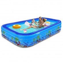 Piscina Gonflabila De Exterior / Gradina SIKS Pentru Adulti Sau Copii, Cu Baza Podea Moale Gonflabila, Dimensiuni 290 x 172 x...