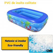 Piscina Gonflabila SIKS Pentru Copii De Exterior / Gradina SIKS, Cu Baza Podea Moale Gonflabila, Dimensiuni 115 x 82 x 33 cm,... Piscina Gonflabila SIKS Pentru Copii De Exterior / Gradina SIKS, Cu Baza Podea Moale Gonflabila, Dimensiuni 115 x 82 x 33 cm,...