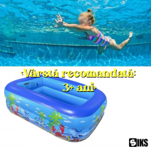 Piscina Gonflabila SIKS Pentru Copii De Exterior / Gradina SIKS, Cu Baza Podea Moale Gonflabila, Dimensiuni 115 x 82 x 33 cm,... Piscina Gonflabila SIKS Pentru Copii De Exterior / Gradina SIKS, Cu Baza Podea Moale Gonflabila, Dimensiuni 115 x 82 x 33 cm,...