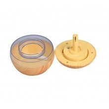Umidificator rotund SIKS® pentru aromaterapie, difuzor ulei esential, culoare lemn deschis, 300 ml Umidificator rotund SIKS® pentru aromaterapie, difuzor ulei esential, culoare lemn deschis, 300 ml