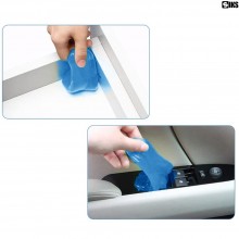 Gel De Curatare Universal SIKS Pentru Interior Auto, Tastatura Si Spatii Greu Accesibile, Absoarbe Murdaria, Praful si Elimin...