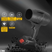 Suflanta Aer Fara Fir SIKS, Portabila, Baterie 48Vf, 3000mAh, Acumulator Inclus, Pentru Indepartare Praf, Uscare Picaturi Apa...