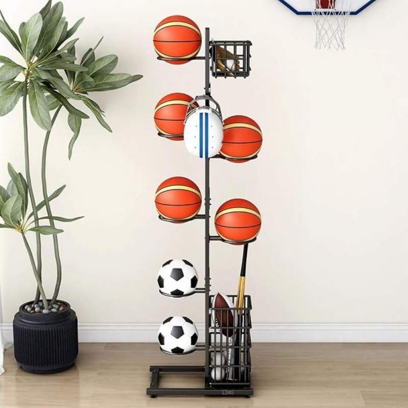 Suport De Depozitare SIKS Pentru Mingii De Sport Si Articole Sportive, Organizator Vertical Sportiv Multistrat din Fier, Pent... Suport De Depozitare SIKS Pentru Mingii De Sport Si Articole Sportive, Organizator Vertical Sportiv Multistrat din Fier, Pent...