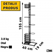 Suport De Depozitare SIKS Pentru Mingii De Sport Si Articole Sportive, Organizator Vertical Sportiv Multistrat din Fier, Pent... Suport De Depozitare SIKS Pentru Mingii De Sport Si Articole Sportive, Organizator Vertical Sportiv Multistrat din Fier, Pent...