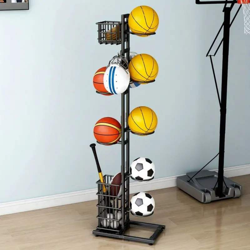 Organizator Vertical Sportiv Multistrat din Fier EDAR, Pentru Mingii De Sport Si Articole Sportive, Pentru Mingiile de Basche... Organizator Vertical Sportiv Multistrat din Fier EDAR, Pentru Mingii De Sport Si Articole Sportive, Pentru Mingiile de Basche...
