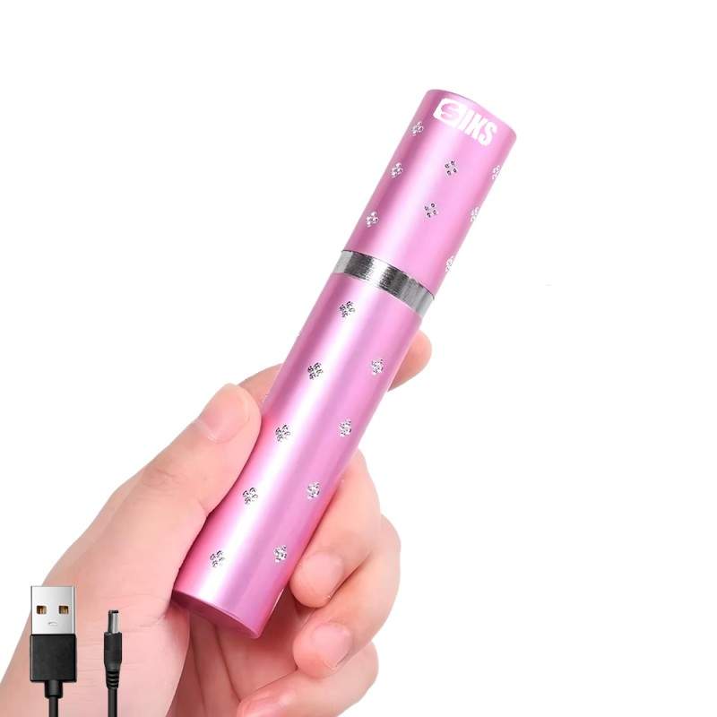 Dispozitiv Cu Electrosoc SIKS Profesional Pentru Autoaparare Tip Ruj, De Buzunar, Anti Caini, Animale Sau Pasari, Cu Lanterna... Dispozitiv Cu Electrosoc SIKS Profesional Pentru Autoaparare Tip Ruj, De Buzunar, Anti Caini, Animale Sau Pasari, Cu Lanterna...