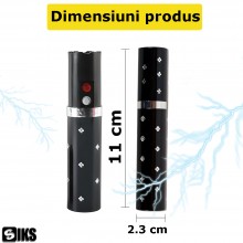 Dispozitiv Cu Electrosoc SIKS Profesional Pentru Autoaparare Tip Ruj, De Buzunar, Anti Caini, Animale Sau Pasari, Cu Lanterna... Dispozitiv Cu Electrosoc SIKS Profesional Pentru Autoaparare Tip Ruj, De Buzunar, Anti Caini, Animale Sau Pasari, Cu Lanterna...
