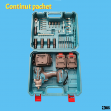 Trusa Masina De Insurubat SIKS Cu Impact 2 in 1 Cu Acumulator, Patrat Si Bit, Trusa Completa Cu 32 De Accesorii, Iluminare Le... Trusa Masina De Insurubat SIKS Cu Impact 2 in 1 Cu Acumulator, Patrat Si Bit, Trusa Completa Cu 32 De Accesorii, Iluminare Le...