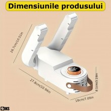Uscator Electric SIKS Pentru Pantofi Si Adidasi Cu Functie Sterilizator Pentru Indepartarea Bacteriilor Si Mirosurilor, Cu Ti...