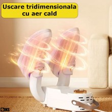 Uscator Electric SIKS Pentru Pantofi Si Adidasi Cu Functie Sterilizator Pentru Indepartarea Bacteriilor Si Mirosurilor, Cu Ti...