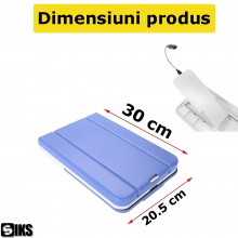 Suport SIKS Pliabil Pentru Pedichiura, Ajustabil, Sistem De Iluminare Led, Portabil, Albastru/Alb