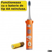 Periuta De Dinti Electrica SIKS Pentru Copii, 1 Treapta De Intensitate, Peri Moi, Rezistenta La Apa, Model Unicorn, Cu Bateri... Periuta De Dinti Electrica SIKS Pentru Copii, 1 Treapta De Intensitate, Peri Moi, Rezistenta La Apa, Model Unicorn, Cu Bateri...