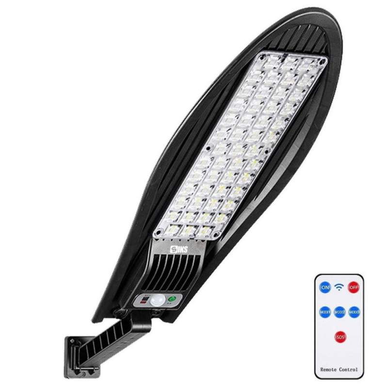 Lampa Solara SIKS De Exterior Stradala Sau Gradina Cu Panou Solar Incorporat, Led Puternic, Lumina Neutra, Control Din Teleco... Lampa Solara SIKS De Exterior Stradala Sau Gradina Cu Panou Solar Incorporat, Led Puternic, Lumina Neutra, Control Din Teleco...