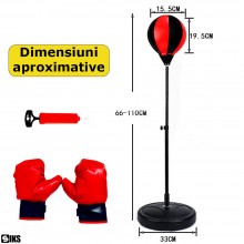 Set Sac De Box SIKS Pentru Copii, Cu Manusi Si Para Box, Inaltime Ajustabila, Picior Metalic, Pompa Inclusa, Suport Cu Apa Sa... Set Sac De Box SIKS Pentru Copii, Cu Manusi Si Para Box, Inaltime Ajustabila, Picior Metalic, Pompa Inclusa, Suport Cu Apa Sa...