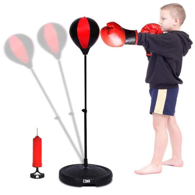 Set Sac De Box SIKS Pentru Copii, Cu Manusi Si Para Box, Inaltime Ajustabila, Picior Metalic, Pompa Inclusa, Suport Cu Apa Sa... Set Sac De Box SIKS Pentru Copii, Cu Manusi Si Para Box, Inaltime Ajustabila, Picior Metalic, Pompa Inclusa, Suport Cu Apa Sa...