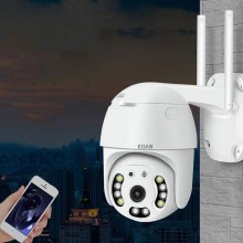 Camera De Supraveghere Pentru Exterior/Interior EDAR, Fara Fir, Wireless, Grad Protectie IP66, Comunicare Bidirectionala, Sto...