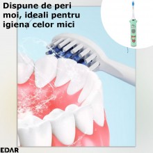 Periuta De Dinti Electrica EDAR, Pentru Copii, Model Iepuras, Alimentare Cu Baterii, Peri Moi, 1 Program, Buton Pornire/Oprir... Periuta De Dinti Electrica EDAR, Pentru Copii, Model Iepuras, Alimentare Cu Baterii, Peri Moi, 1 Program, Buton Pornire/Oprir...