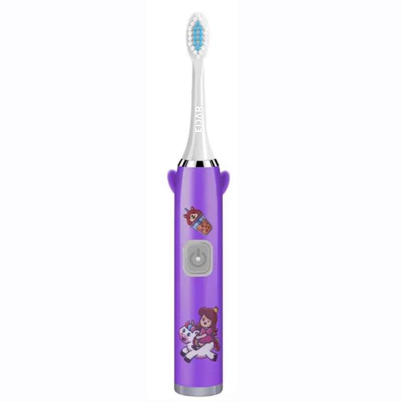 Periuta De Dinti Electrica EDAR, Pentru Copii, Model Unicorn, Alimentare Cu Baterii, Peri Moi, 1 Program, Buton Pornire/Oprir... Periuta De Dinti Electrica EDAR, Pentru Copii, Model Unicorn, Alimentare Cu Baterii, Peri Moi, 1 Program, Buton Pornire/Oprir...