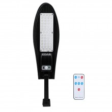 Lampa EDAR Solara De Exterior, Model W779A, Alimentare Prin Panou Solar, 325 LED, Lumina Neutra, Control Din Telecomanda, Sen...