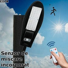 Lampa EDAR Solara De Exterior, Model W779A, Alimentare Prin Panou Solar, 325 LED, Lumina Neutra, Control Din Telecomanda, Sen... Lampa EDAR Solara De Exterior, Model W779A, Alimentare Prin Panou Solar, 325 LED, Lumina Neutra, Control Din Telecomanda, Sen...