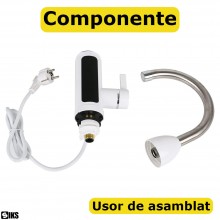 Robinet Electric Instant SIKS Cu Incalzire Instantanee a Apei, Afisaj LCD al Temperaturii, RY042, Cu Montare Chiuveta, Design...