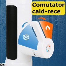 Robinet Electric Instant SIKS Cu Incalzire Instantanee a Apei, Afisaj LCD al Temperaturii, RY042, Cu Montare Chiuveta, Design...