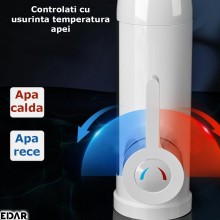 Robinet Electric Cu Incalzire Instant EDAR, Model RY042, Pentru Bucatarie/Baie, Alimentare Prin Priza, Montare Pe Chiuveta, A...