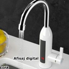 Robinet Electric Cu Incalzire Instant EDAR, Model RY042, Pentru Bucatarie/Baie, Alimentare Prin Priza, Montare Pe Chiuveta, A...