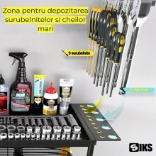 Raft Pentru Depozitare Bormasini SIKS, Scule Si Unelte Pentru Garaj Sau Atelier, Din Metal, Montare Pe Perete, Dimensiuni 63x... Raft Pentru Depozitare Bormasini SIKS, Scule Si Unelte Pentru Garaj Sau Atelier, Din Metal, Montare Pe Perete, Dimensiuni 63x...