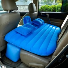 Saltea Auto Gonflabila SIKS Pentru Bancheta, 2 Perne Incluse Si Pompa, Albastru